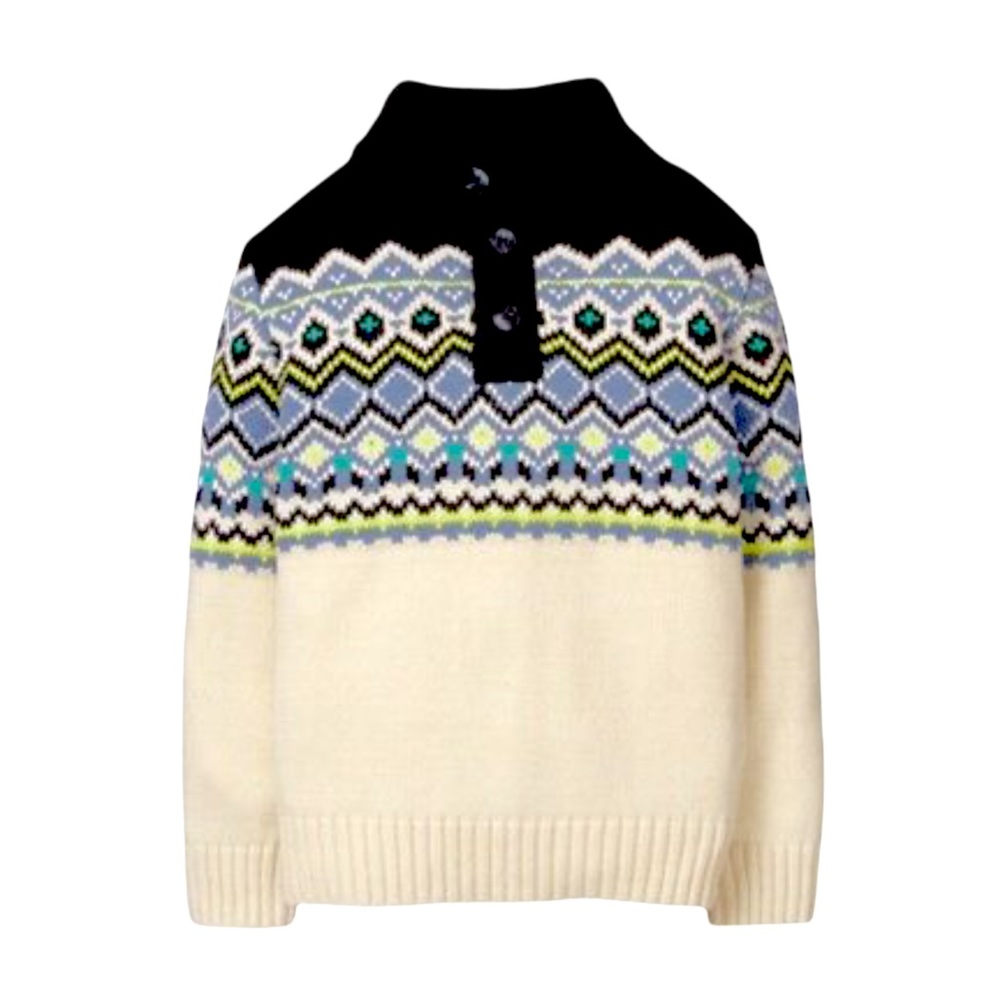 Gymboree Winter Fair Isle Cotton Galactic Sweater Size 18-24 Months